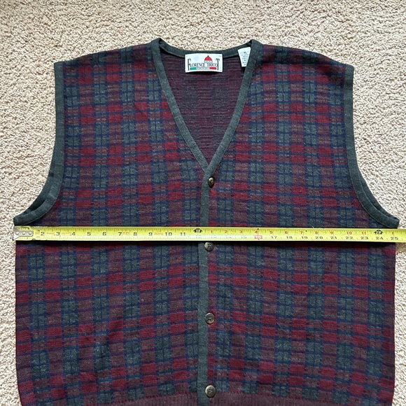 Vintage Florence Tricot Italian Sweater Vest - XL - Picture 5 of 6